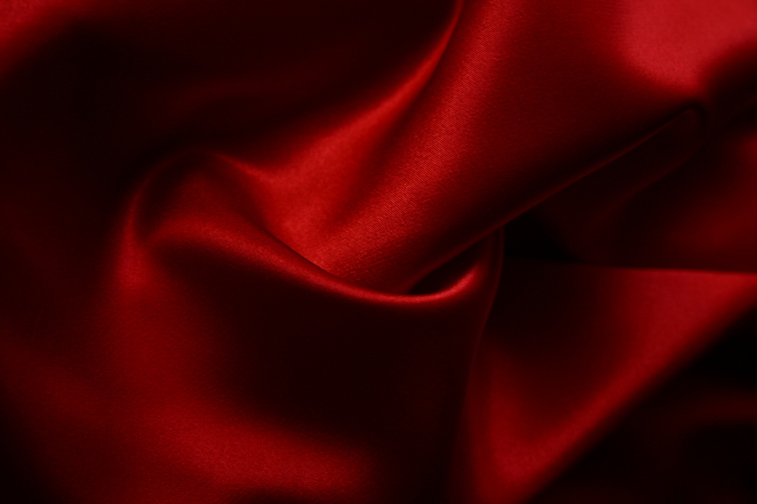 Wrinkled Red Silk